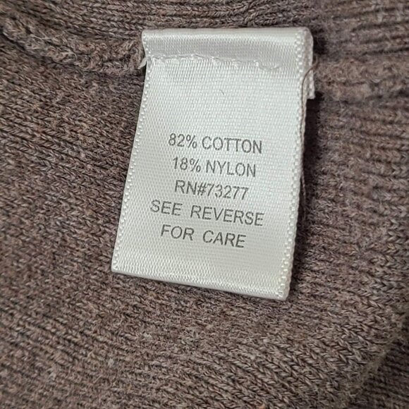 Croft & Barrow Women's Cardigan Brown Button Up Women's Size S - Picture 7 of 8